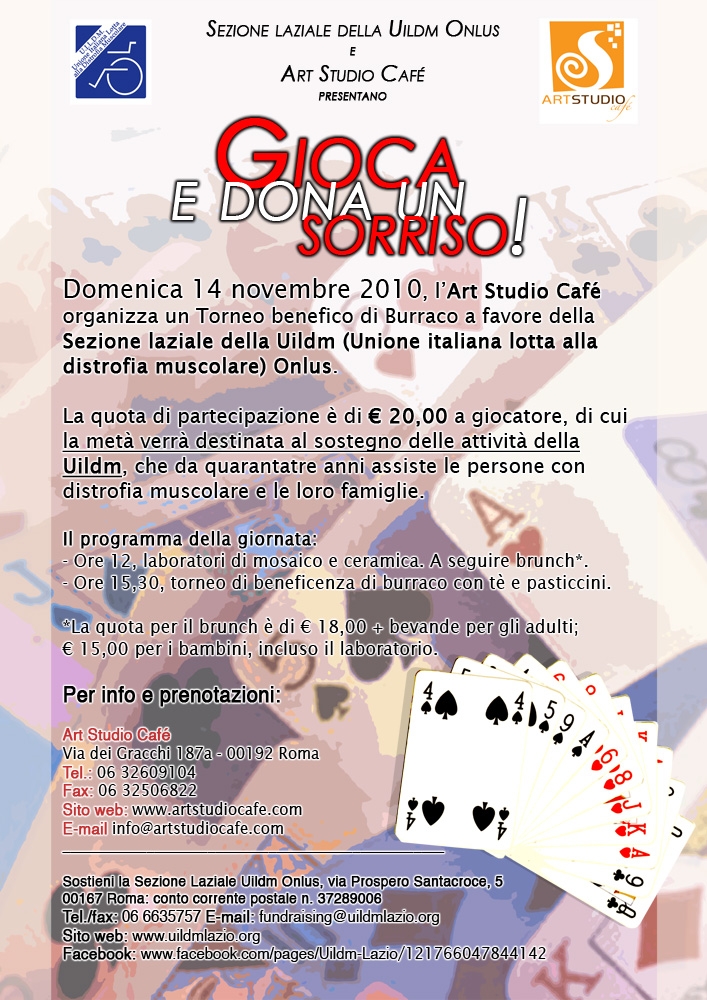 Torneo di burraco benefico